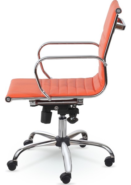 Chrome Çalışma Koltuğu Turuncu fiyatları