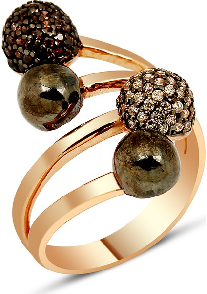 Altınsepeti Gümüş Dörtlü Topuz Yüzük G64Yz 15