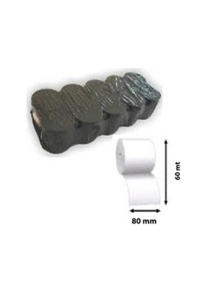 Termal Rulo 80 mm x 60 Metre Pos Ve Fiş Rulosu (10 Adet)
