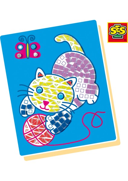 Mozaik Çalışması (Kedi-Kelebek) fiyatları