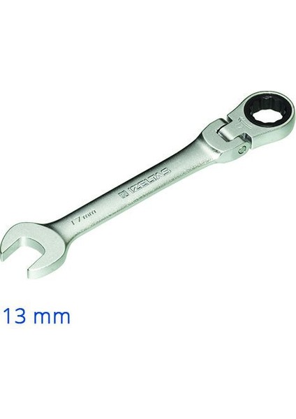 Mafsallı Cırcır Kombine Anah. 13 Mm