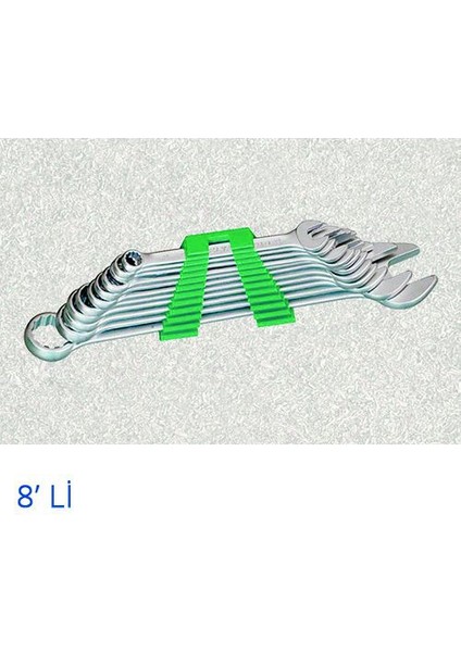 İzeltaş Elta Kombine Anahtar Tk. 8' Li