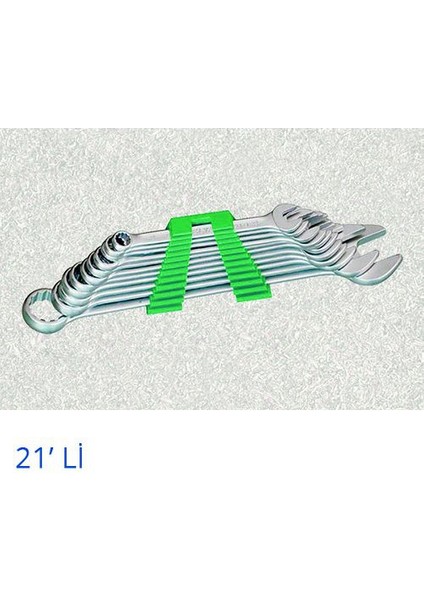 İzeltaş Elta Kombine Anahtar Tk. 21' Li