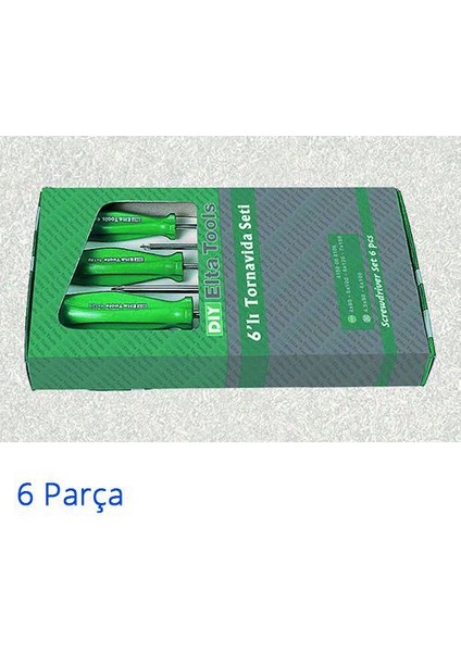 İzeltaş Elta Tornavida Set Opak 6 Parça