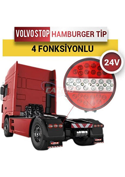 Stop Lambası Hamburger Tip 24 V Ledli