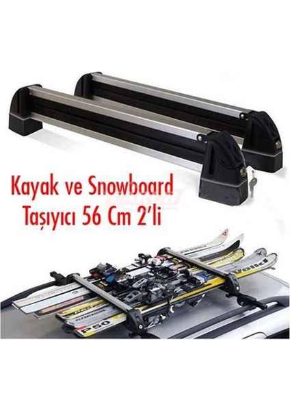 Kilitli Snowboard/Kayak Bagajı 56 cm 2'li