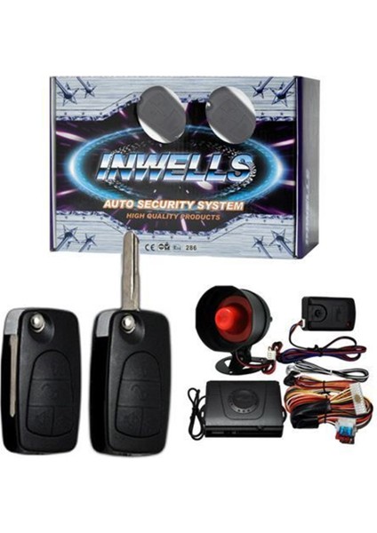 İnwells Sustalı Kumandalı Oto Alarmı 12V 3208