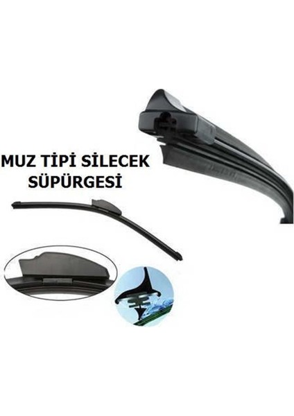 40 Cm Silecek Süpürgesi Muz Tip ( Banana Yeni Nesil )