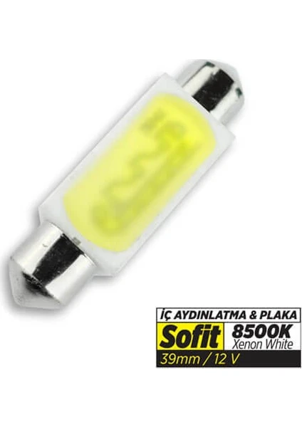 Ampul Led Sofit 39Mm Cob 8500K 37525