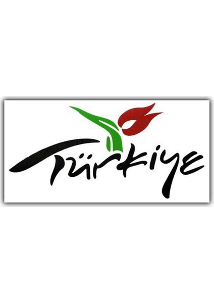 Ozy Türkiye Yazı Araba Oto Sticker (9,5Cm * 19Cm)