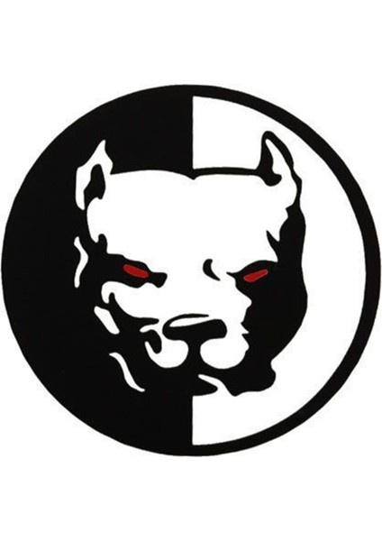 Ozy Pitbull Yazı Araba Oto Sticker Büyük ( 9Cm * 9Cm )