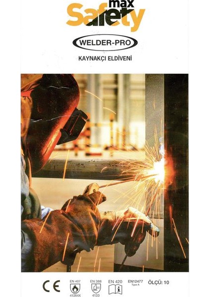 Maxsafety Welder-Pro No:10 Kaynakçı Eldiveni