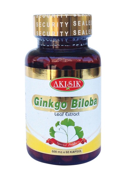 Ginkgo Biloba Leaf Extract 600 mg x 60 Kapsül