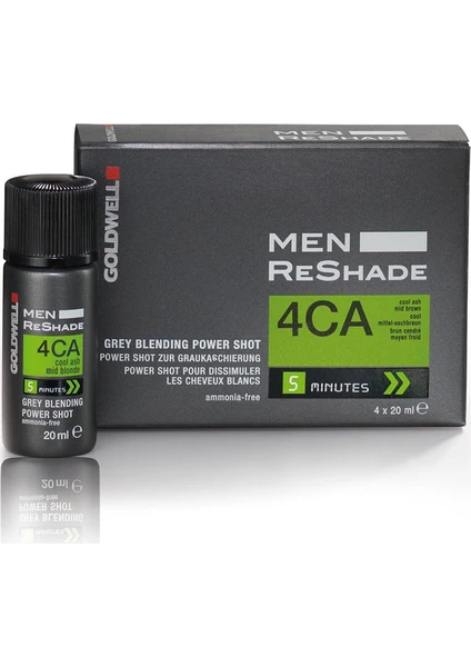 4Ca Men Reshade Erkek Saç Boyası 4X20 Ml