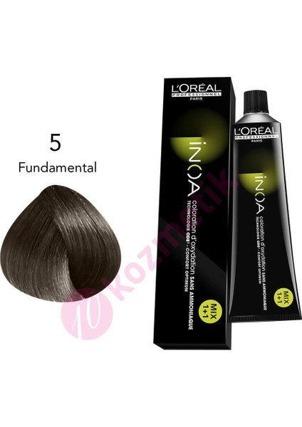 L'Oréal Professionnel İnoa Amonyaksız Saç Boyası No: 5 Fundamental 60Ml.