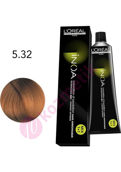 İnoa Amonyaksız Saç Boyası No: 5.32 60Ml.