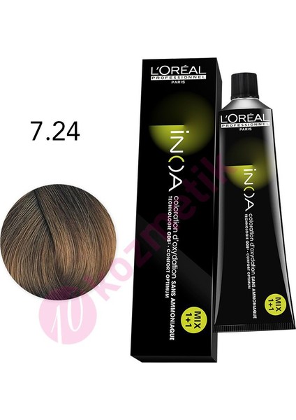 İnoa Amonyaksız Saç Boyası No: 7.24 60Ml.