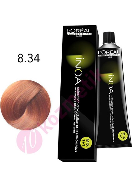 İnoa Amonyaksız Saç Boyası No: 8.34 60Ml.