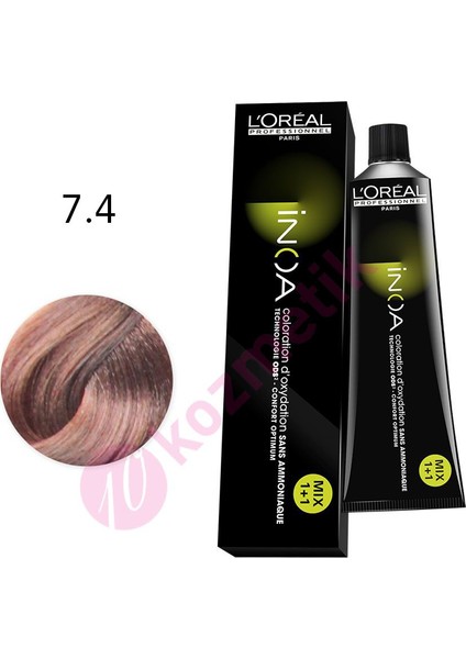 İnoa Amonyaksız Saç Boyası No: 7.4 60Ml.