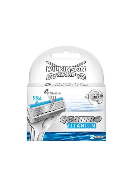 Wilkinson Sword Quattro Titanium Sensitive 2 Yedek Kartuş