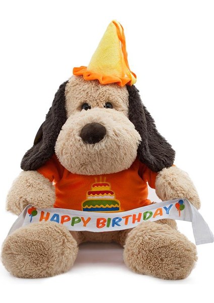 Neco Plush Oturan Happy Birthday Köpek 55 cm