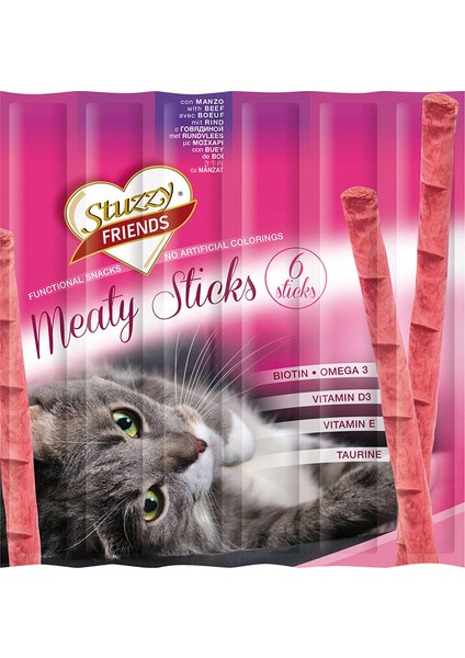 Friends Sığır Etli Sticks Kedi Ödülü 6x5 Gr