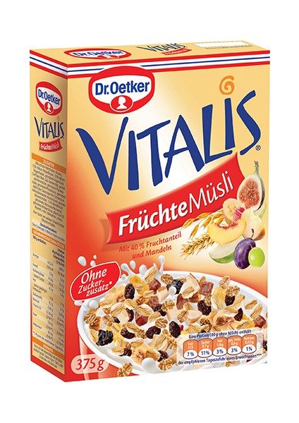 Dr.Oetker Vitalis Meyveli Müsli 375 Gr