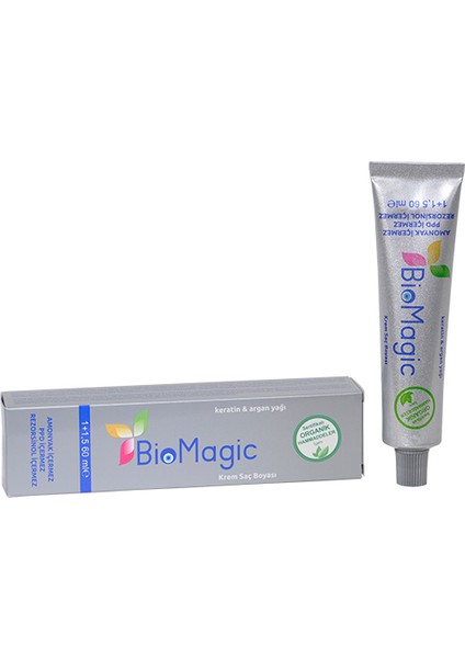Organik Keratin ve Argan Yağlı Saç Boyası 60 Ml.(Açık Karamel-8.03)+Oksidan 90 Ml.