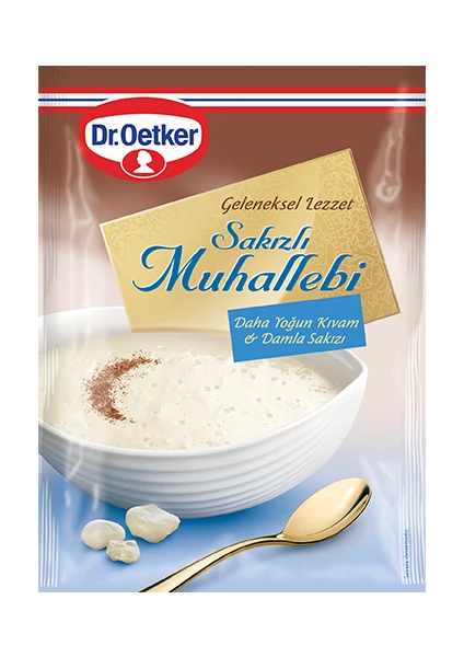 Dr. Oetker Türk Tatlısı Sakızlı Muhallebi 165 gr