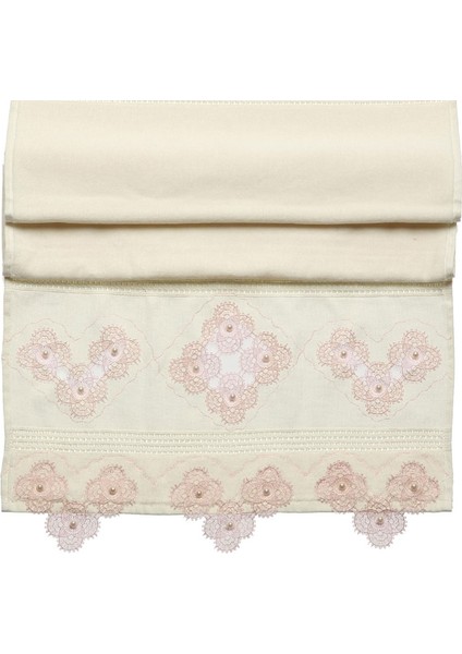 İğne Oyalı Havlu El İşi Kadife 50X90 El Yüz Havlusu