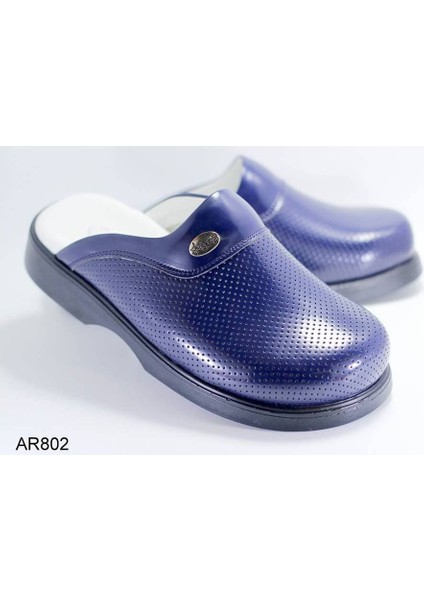 -802 Orthopedic Sabo Erkek Terlik-Lacivert