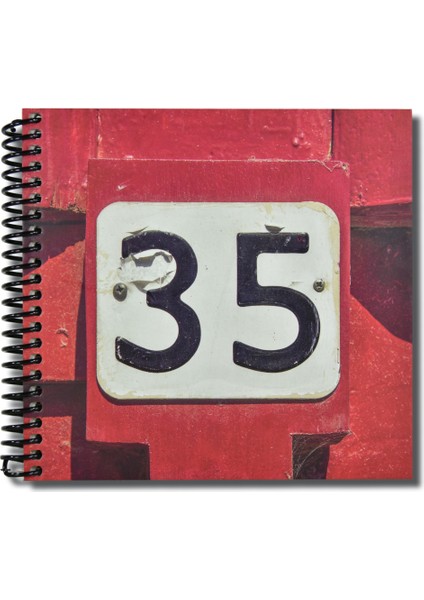 İzmir 35 / Sert Kapak 16*15 Defter