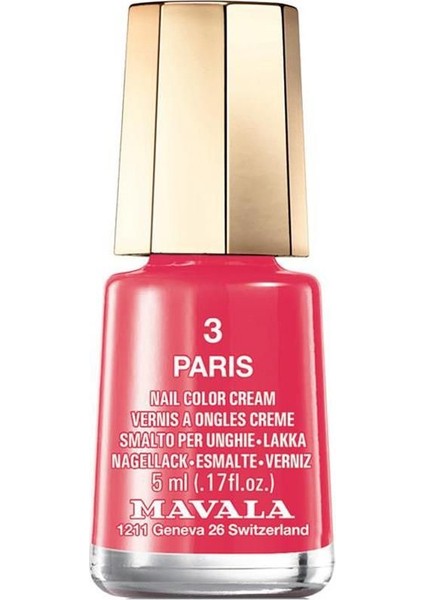 Mini Color Oje : 03 Paris 5 Ml