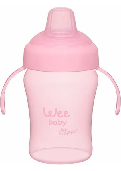 Wee Baby Colurful Akıtmaz Kulplu Antikolik Bardak 240 ml 775 Pembe