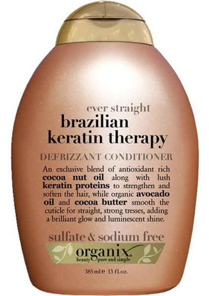 Brazilian Keratin Therapy Conditioner Bakım Kremi 385 Ml