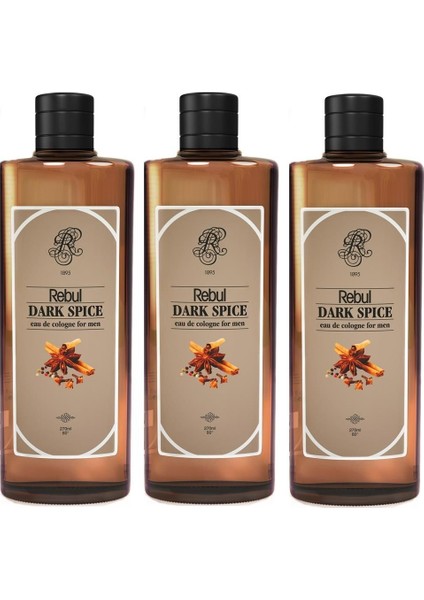 Dark Spice For Men Kolonya 270Ml 3'lü