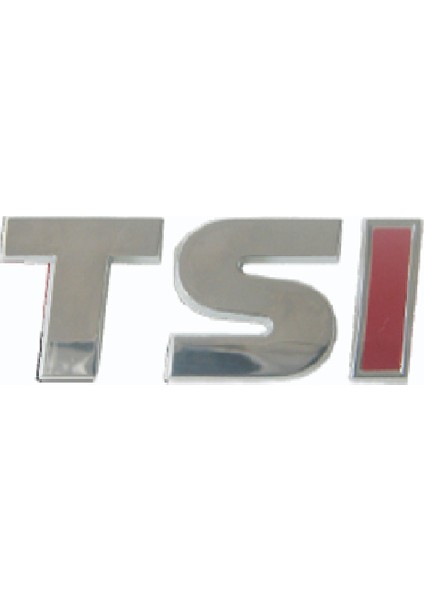 Volkswagen Tsi Yazı 2010 Büyük Tek Kırmızı Golf 6 Golf 7