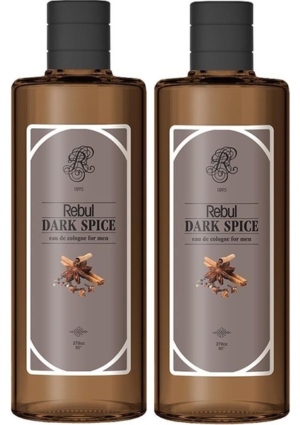 Dark Spice For Men Kolonya 270 ml 2'li