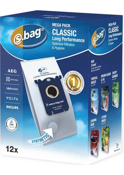 & Elecrolux Orijinal S-bag 12li Mega Paket