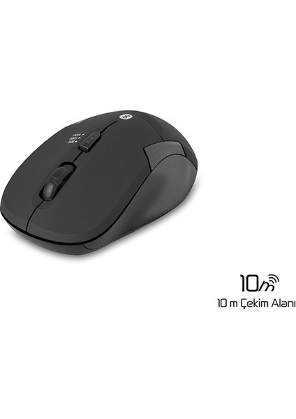 SM-BT31 Siyah Bluetooth Kablosuz Mouse