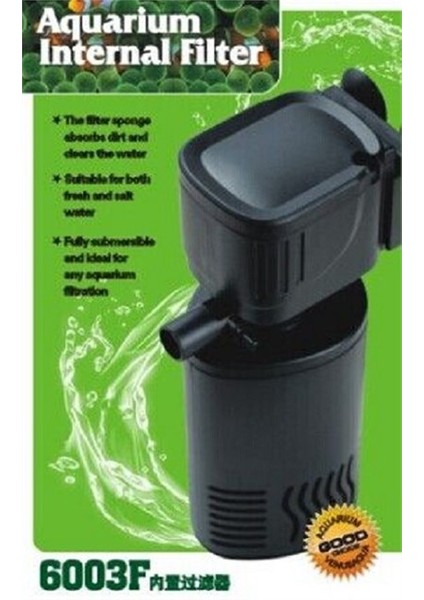 6003F 1200L/H 20W Akvaryum İç Filtre