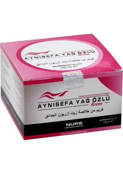 Pişik Kremi Aynı Sefa Özlü 100ml Nurs Lokman Hekim
