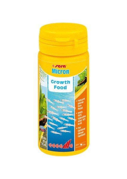 Micron Toz Yavru Büyütme Yemi 50 Ml