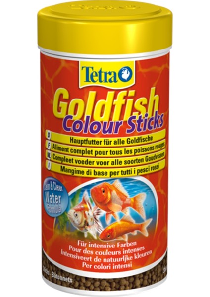 Goldfish Colour Sticks 250 Ml Japon Balık Yemi