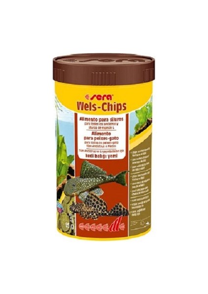 Wels-Chips Balık Yemi 250Ml