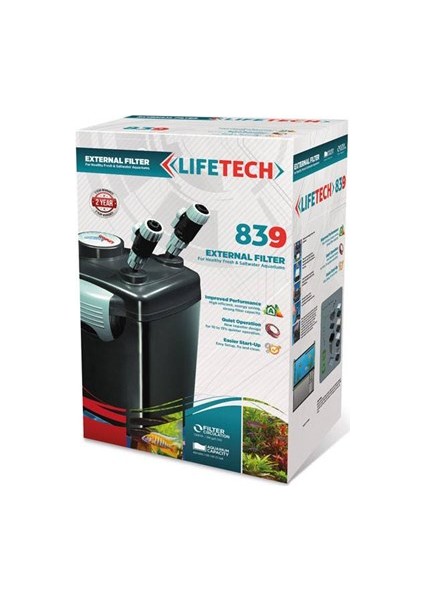 Life Tech 839 Dış Filtre 5 Sepetli 1500 L/H Dolu