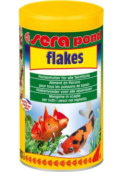 Pond Flakes Japon Koi Balığı Yemi 1000 Ml