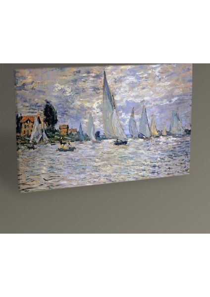 Claude Monet The Boats Regatta at Argenteuil 90X60