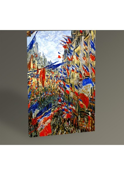 Claude Monet Paris, Saint-Denis Caddesi'nde 30 Haziran 1878 Kutlamaları 120X80