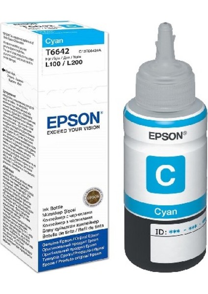 EcoTank L555 Orijinal Mavi Yazıcı Mürekkep Kartuş
